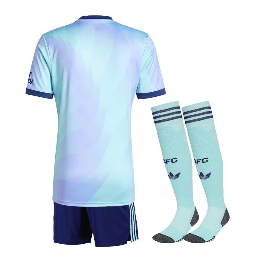Arsenal Kinder Trikot third Saison 2024 2025 mit Shorts und Socken