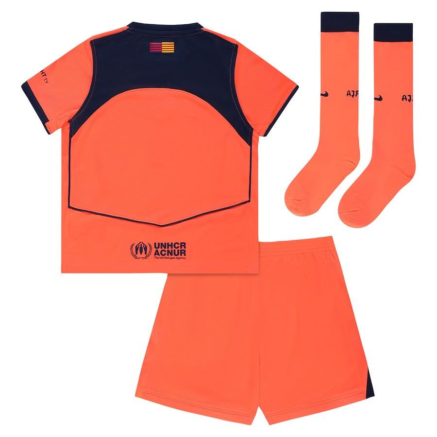 FC Barcelona Kinder Trikot third Saison 2025 2026 mit Shorts