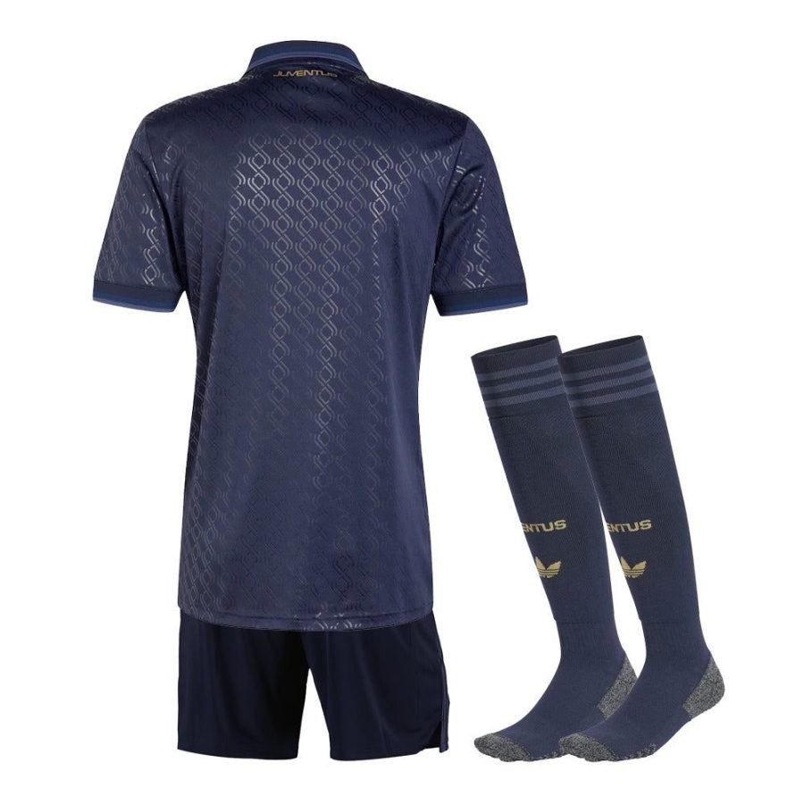 Juventus Kinder Trikot Auswärts Saison 2024 2025 mit Shorts