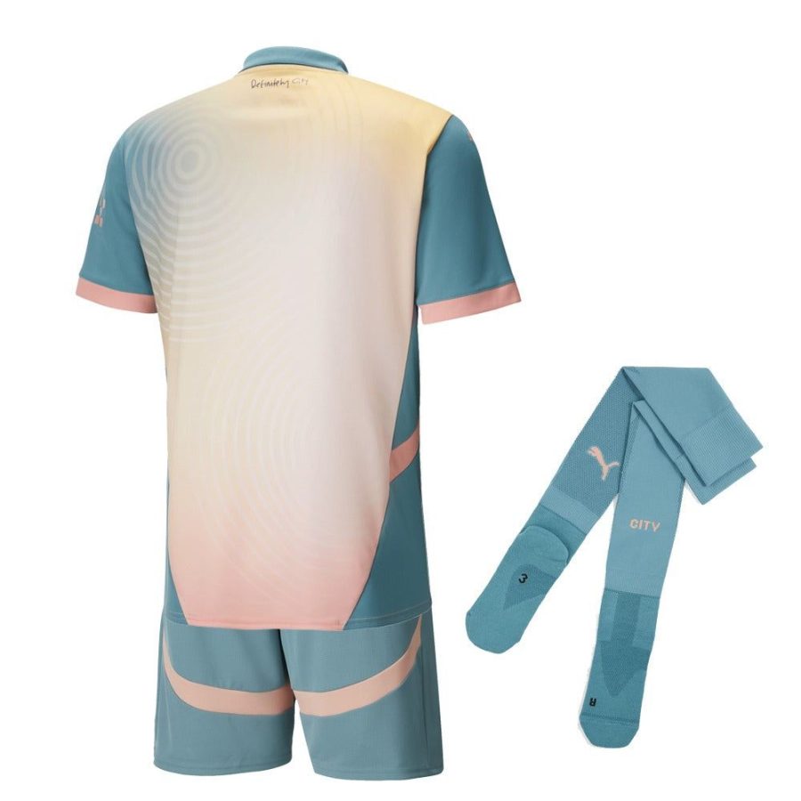 Manchester City Kinder Trikot und Shorts fourth Edition Saison 2024 2025