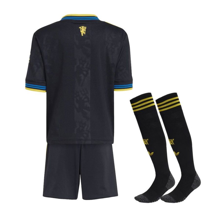 Manchester United Kinder Trikot third Saison 2025 2026 mit Shorts und Socken
