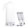 Kindertrikot Real Madrid Heim Saison 2024 2025 mit Shorts