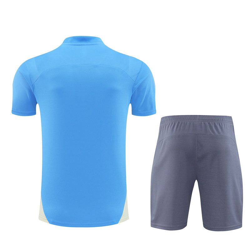 ensemble-maillot-et-short-manchester-city-saison-2024-2025-tenue-domicile Trikot und Shorts Manchester City Saison 2024/2025 Heimtrikot
