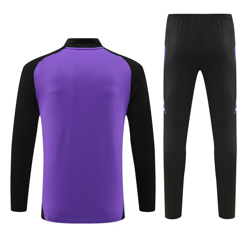 Trainingsanzug Deutschland Oberteil und Hose Saison 2024/2025 Fußball-Stil