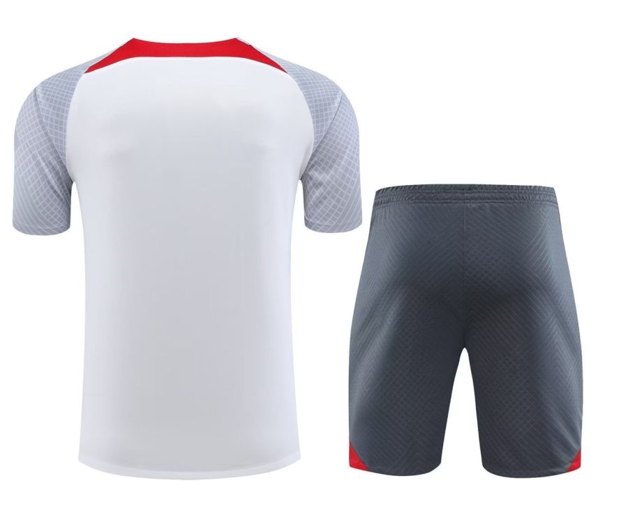 Liverpool weiß-graues Trainingsset Saison 2023 2024