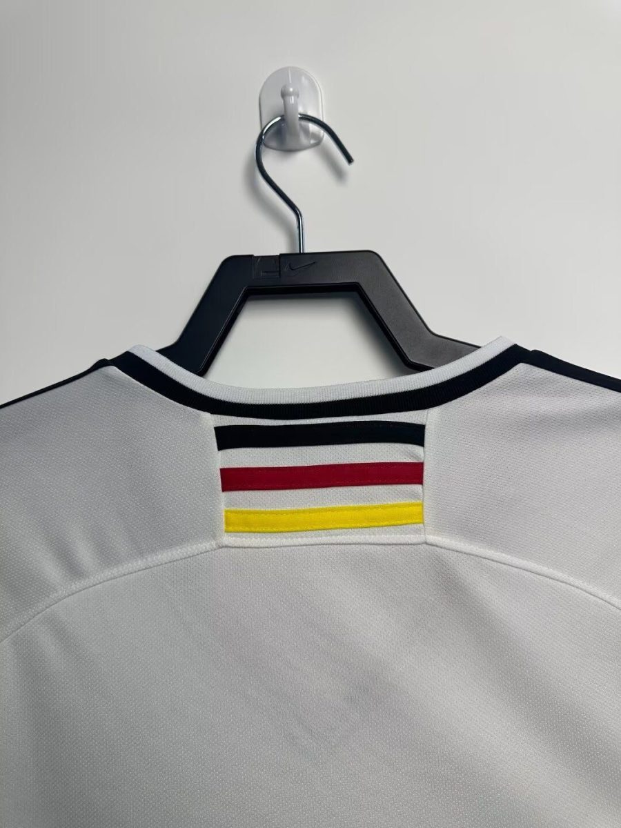 haut-de-match-allemagne-a-domicile-saison-1998-style-classique Deutschland Heimtrikot Saison 1998 klassischer Stil