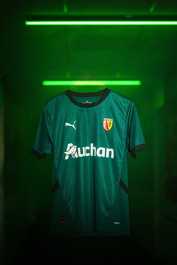 Fußballtrikot RC Lens Auswärts Vereinsfarben Blut und Gold