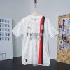 Fußballtrikot AC Mailand Auswärts rot schwarz Fanausrüstung
