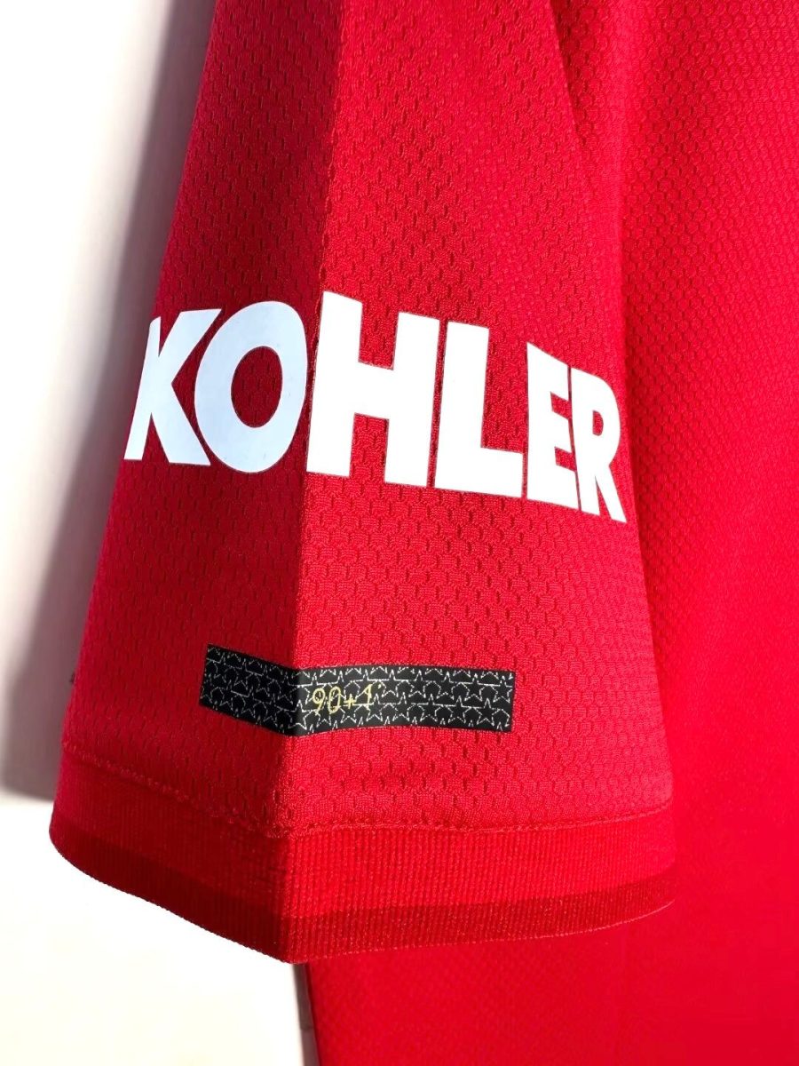 jersey-football-manchester-united-home-2019-2020-avec-blason Fußballtrikot Manchester United Heim 2019 2020 mit Wappen