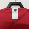 jersey-football-manchester-united-rouge-manches-longues-tenue-domicile-vintage Fußballtrikot Manchester United rot langarm Heimtrikot Vintage