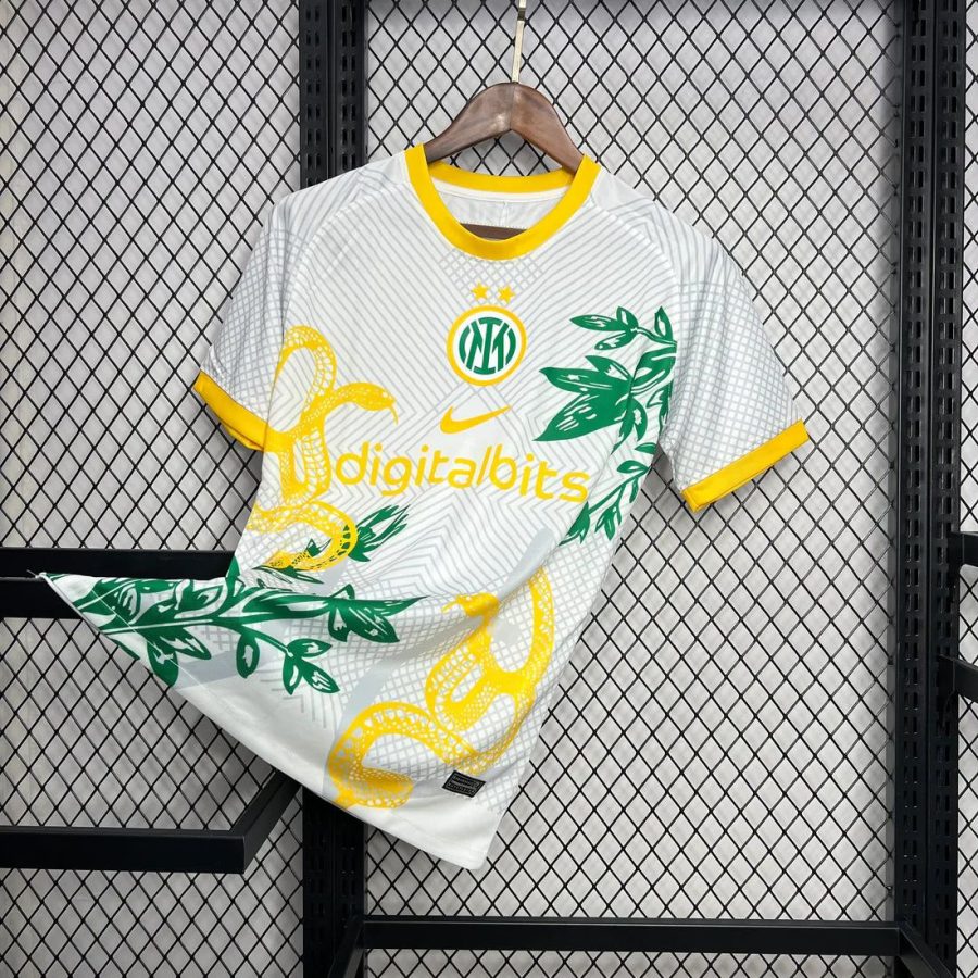 Inter Mailand gelbes Trikot Sonderkollektion Snake Saison 2025 2026