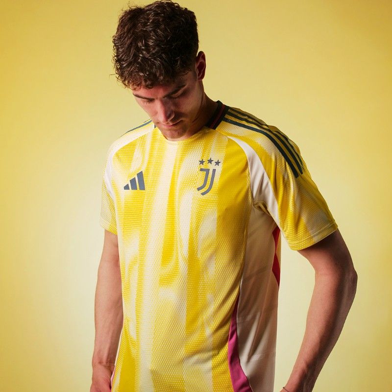 Juventus Auswärtstrikot 2024 2025 für Herren atmungsaktiver Stoff Fußballstil