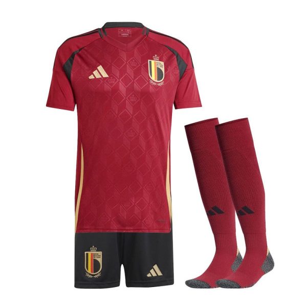 Kinder-Trikot Belgien Heim 2024