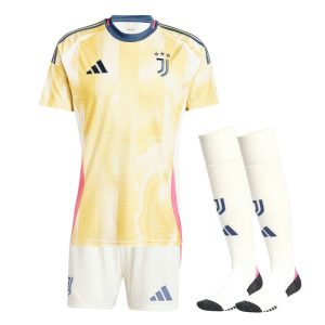 kit-enfant-juventus-exterieur-2024-2025 Kinder Trikot Juventus Auswärts 2024-2025