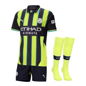 Kinder Trikot Manchester City Auswärts 2024-2025