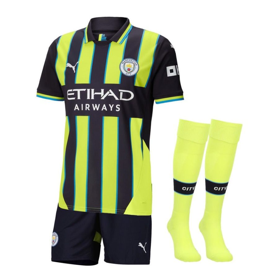 Kinder Trikot Manchester City Auswärts 2024-2025