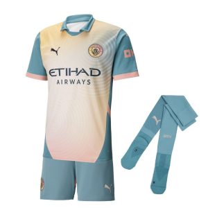 Kinder Trikot Manchester City Fourth 2024-2025