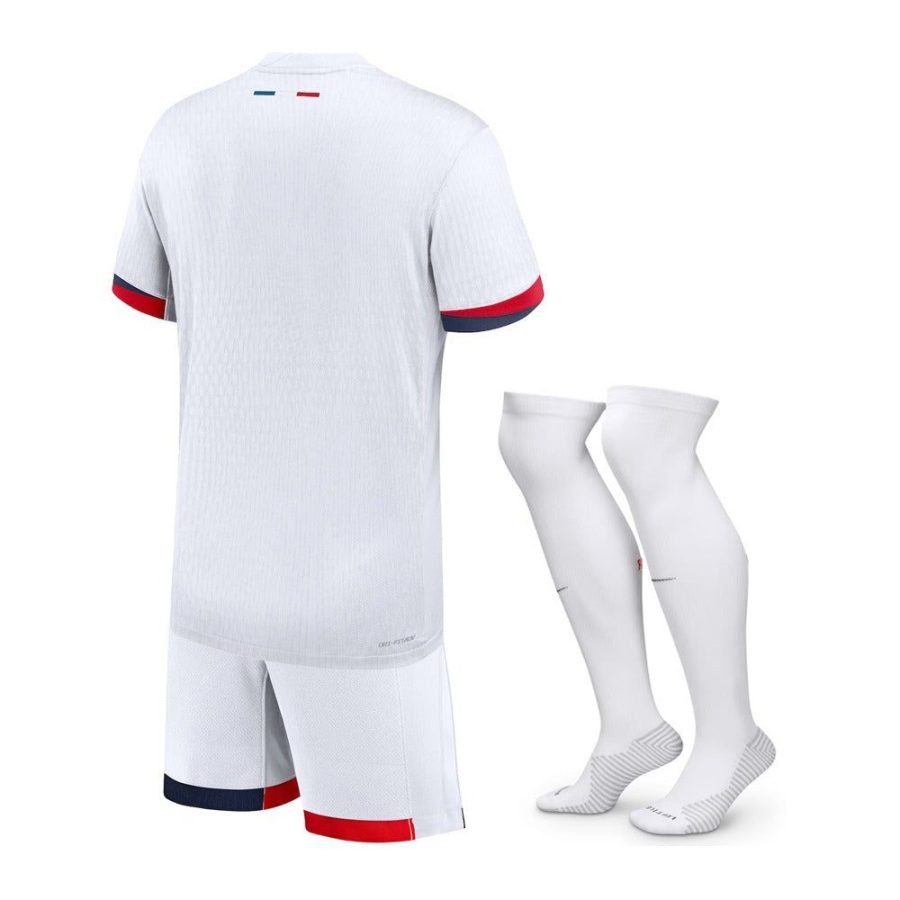 PSG Kinder Auswärtstrikot Saison 2024 2025 mit Shorts und Socken