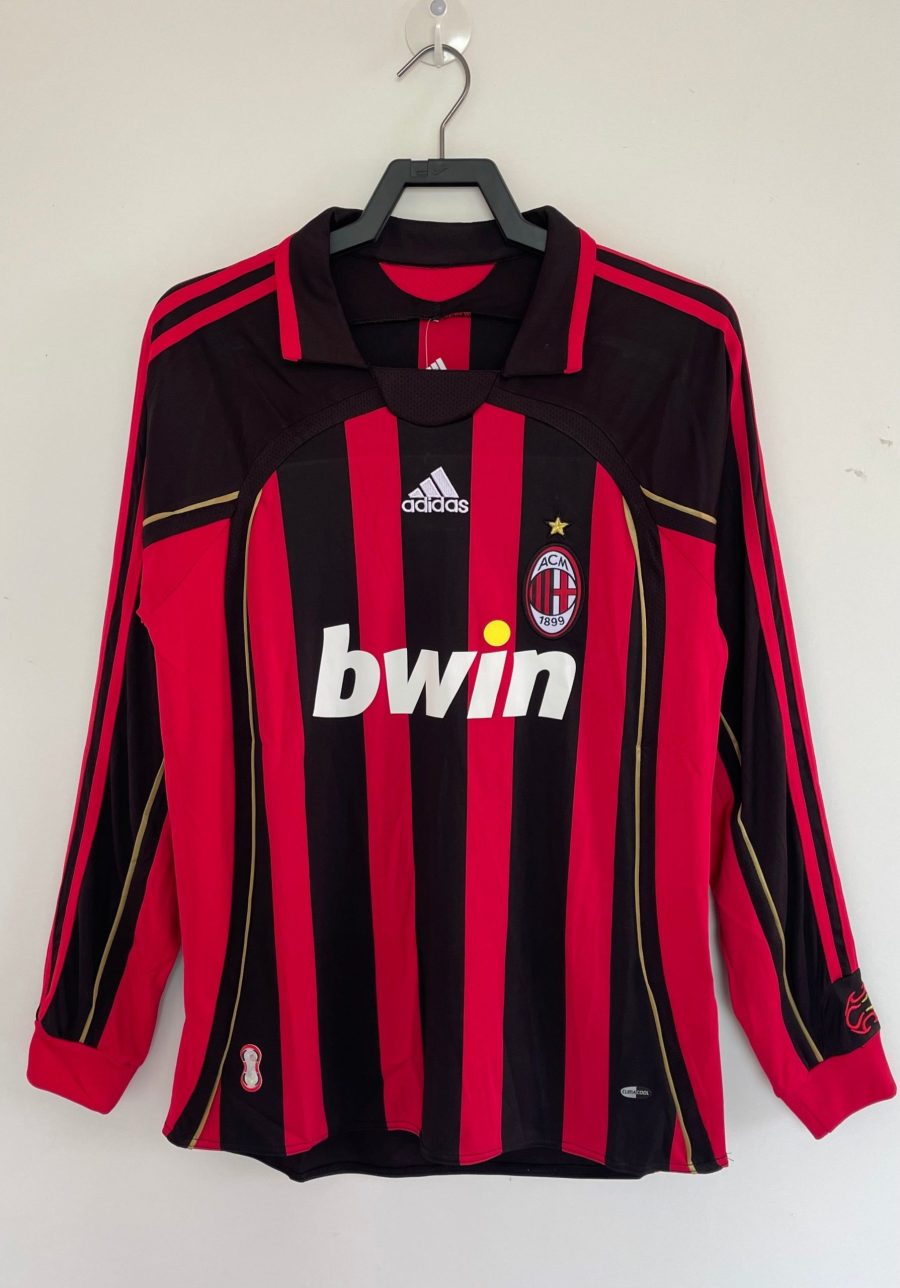 Trikot AC Mailand Langarm Heim 2006/07