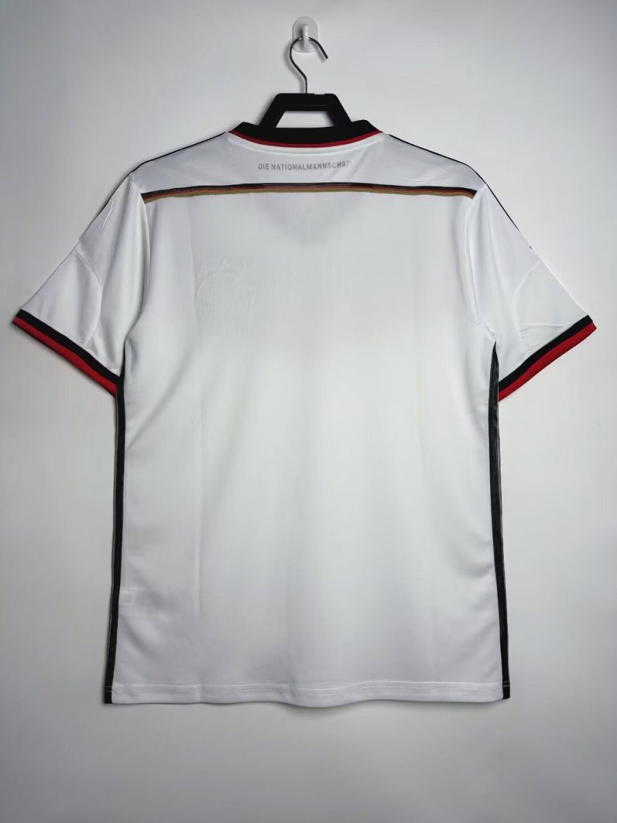 maillot-blanc-allemagne-2014-adidas-equipe-nationale Weißes Deutschland 2014 adidas Nationalmannschaftstrikot