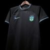 Brasilien Fußballtrikot Konzept schwarz Saison 2025 2026