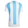 Argentinien Heimtrikot Saison 2024 mit himmelblau-weißen Streifen
