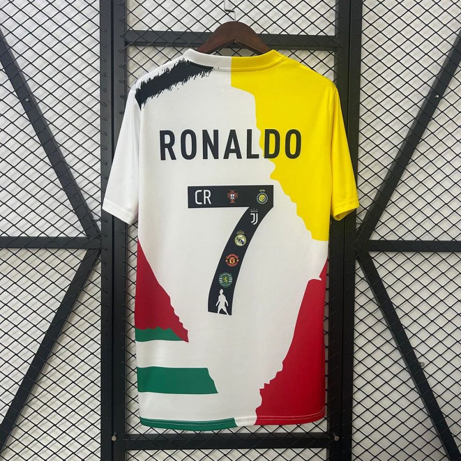 CR7 Style Ronaldo Fan-Konzept-Fußballtrikot