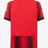 AC Milan Heimtrikot 2023/2024 rot-schwarz gestreift