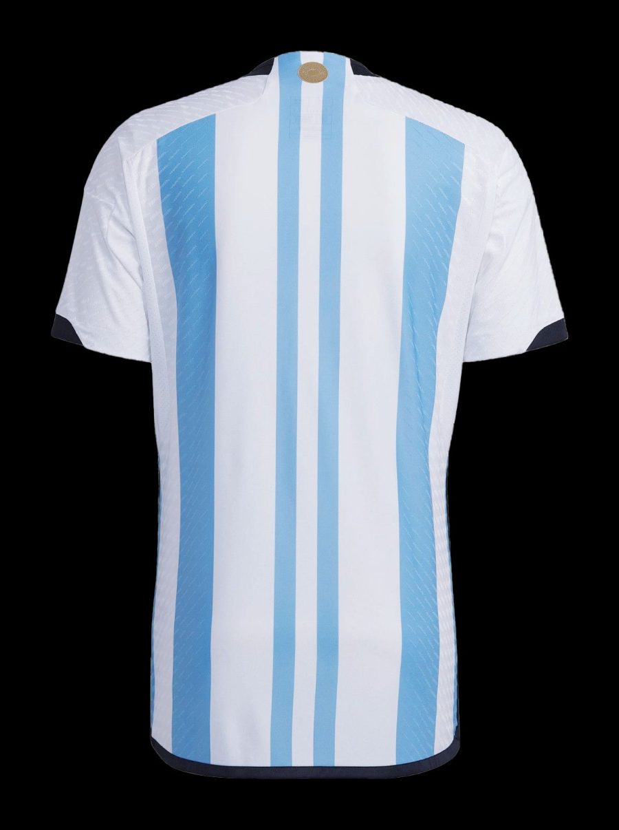 Heimtrikot Argentinien drei Sterne Weltmeisterschaft 2022 blau und weiß