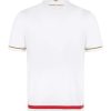 Heimtrikot AS Monaco Saison 2025 2026 offizielle Fußballausrüstung rot und weiß