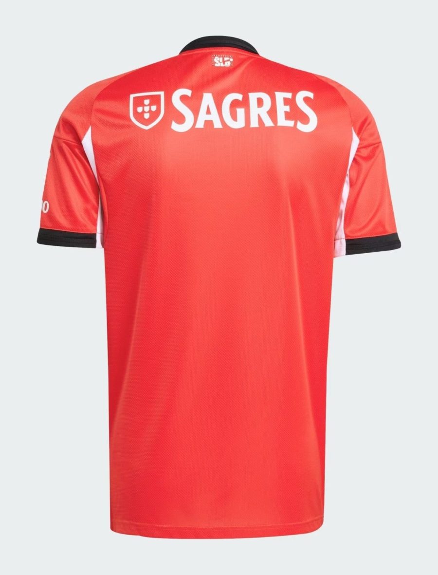 maillot-domicile-benfica-manches-courtes-saison-2025-2026-rouge-officiel Heimtrikot Benfica kurze Ärmel Saison 2025 2026 rot offiziell