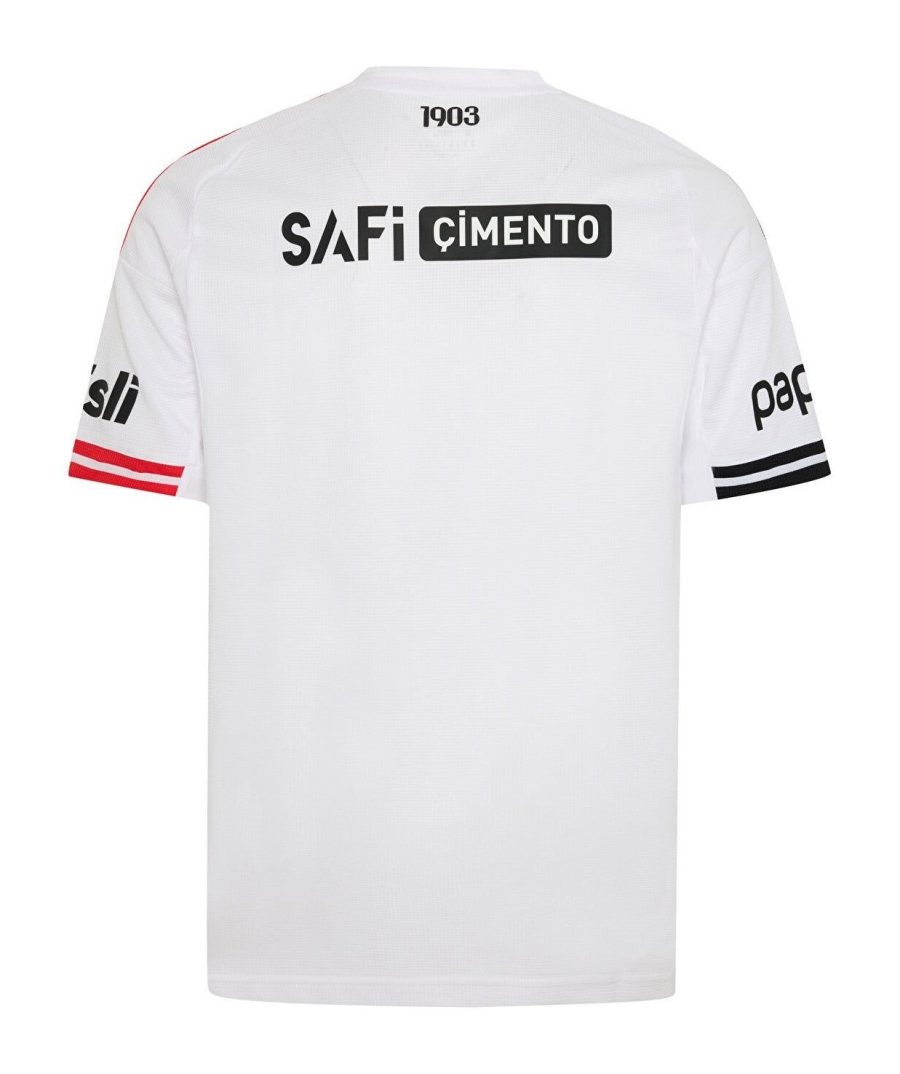 Heimtrikot Besiktas Saison 2025 2026 schwarz-weiß Fußballtrikot Fan