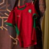 Marokko Heimtrikot Saison 2024/2025 rot-grün