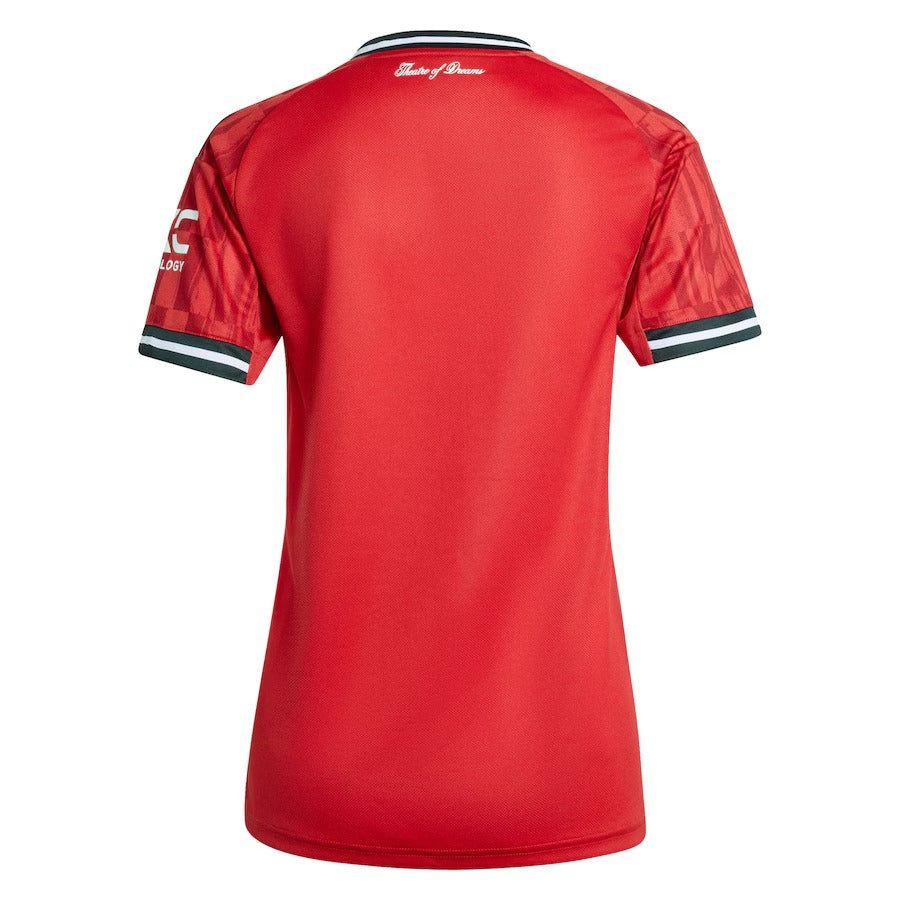 maillot-domicile-femme-manchester-united-saison-2025-2026-rouge Manchester United Heimtrikot Damen Saison 2025/2026 rot