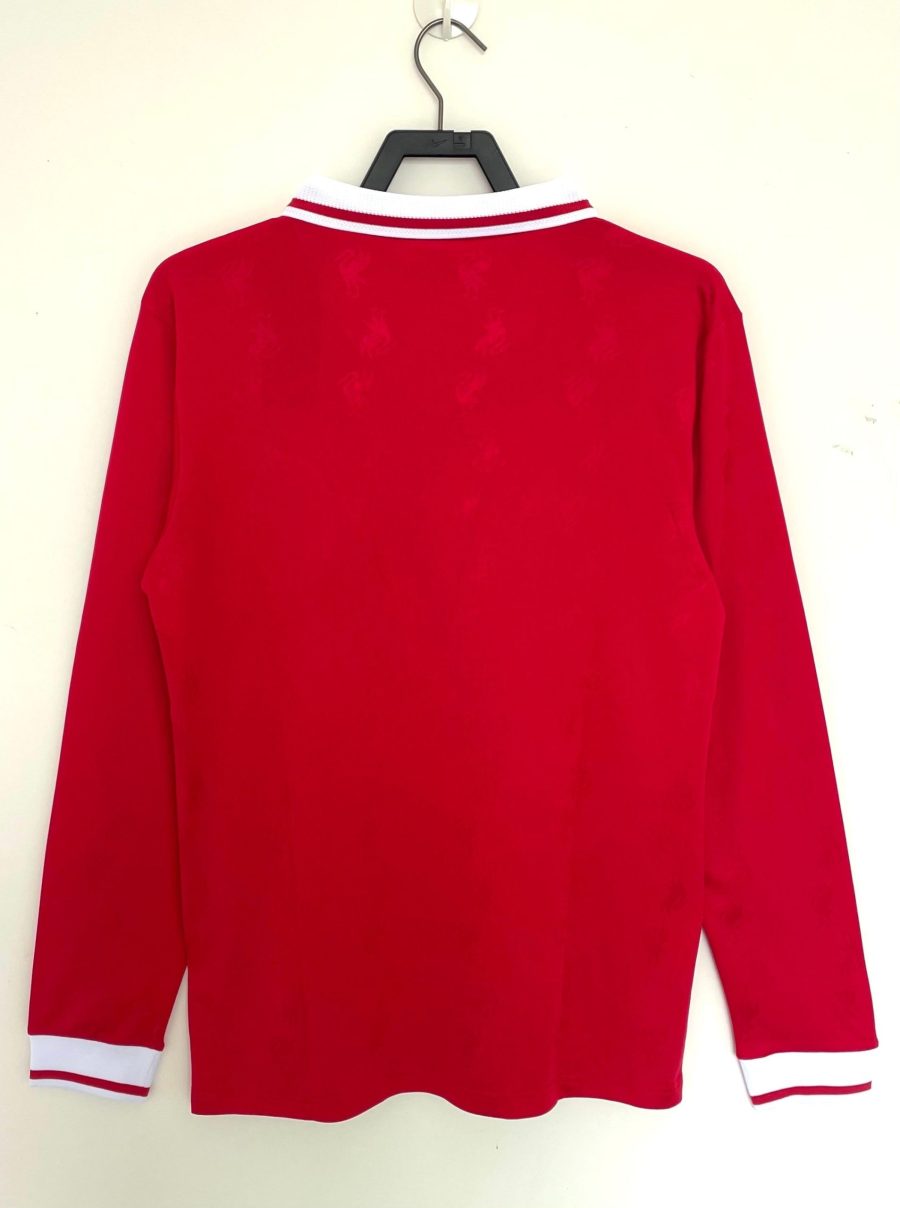 maillot-domicile-liverpool-fc-manches-longues-saison-1996-1997-vintage Heimtrikot Liverpool FC langärmlig Saison 1996/97 Vintage