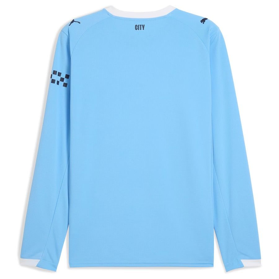 Heimtrikot Manchester City langärmlig Saison 2025/26 himmelblau