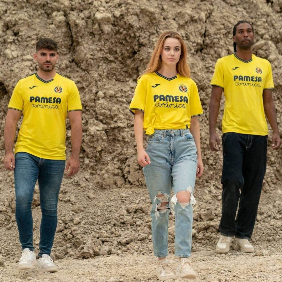 Heimtrikot Villarreal Saison 2024/2025 gelb offizielles Fußballtrikot
