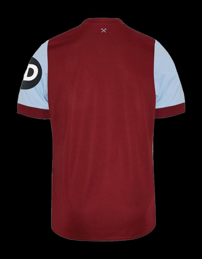 Heimtrikot West Ham United FC Saison 2023/2024 offizielles Trikot bordeaux und hellblau
