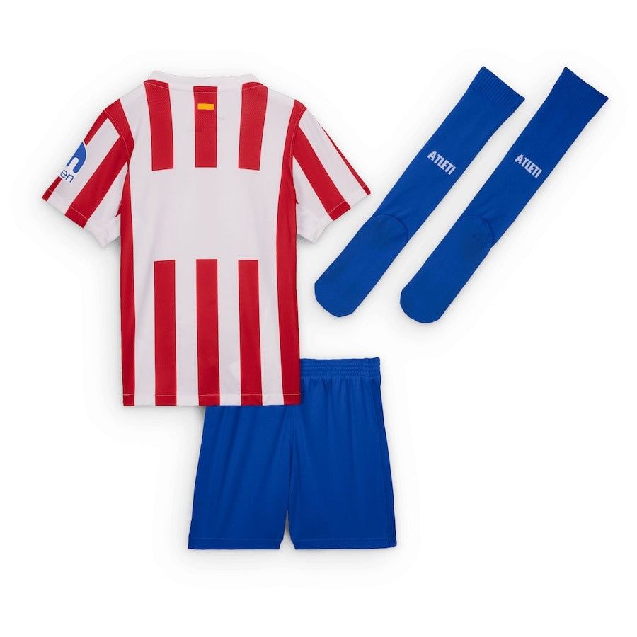 Atletico Madrid Heimtrikot Kinder Saison 2025/2026 mit Shorts