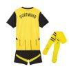 Borussia Dortmund Heimtrikot Kinder Saison 2024/2025 mit Shorts und Socken