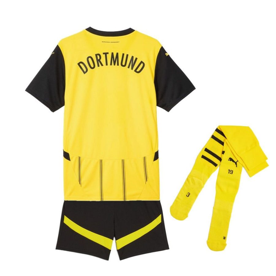 Borussia Dortmund Heimtrikot Kinder Saison 2024/2025 mit Shorts und Socken