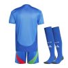 maillot-enfant-italie-domicile-2024-tenue-officielle Italien Heimtrikot 2024 Kinder offizielle Bekleidung