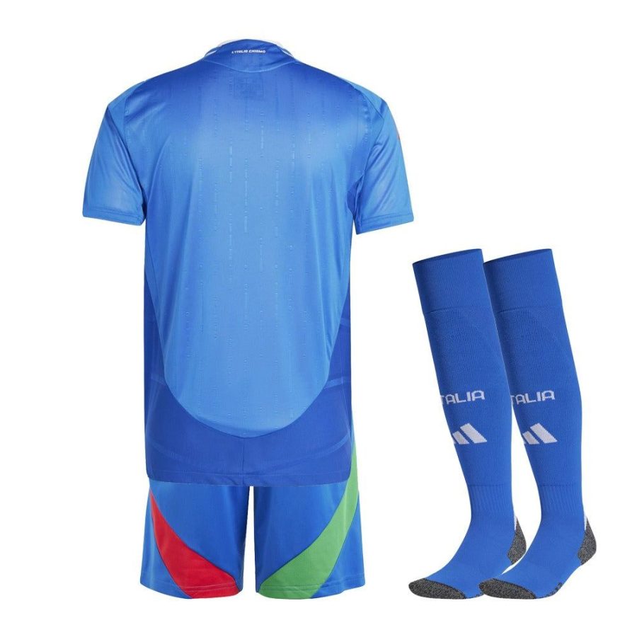 maillot-enfant-italie-domicile-2024-tenue-officielle Italien Heimtrikot 2024 Kinder offizielle Bekleidung