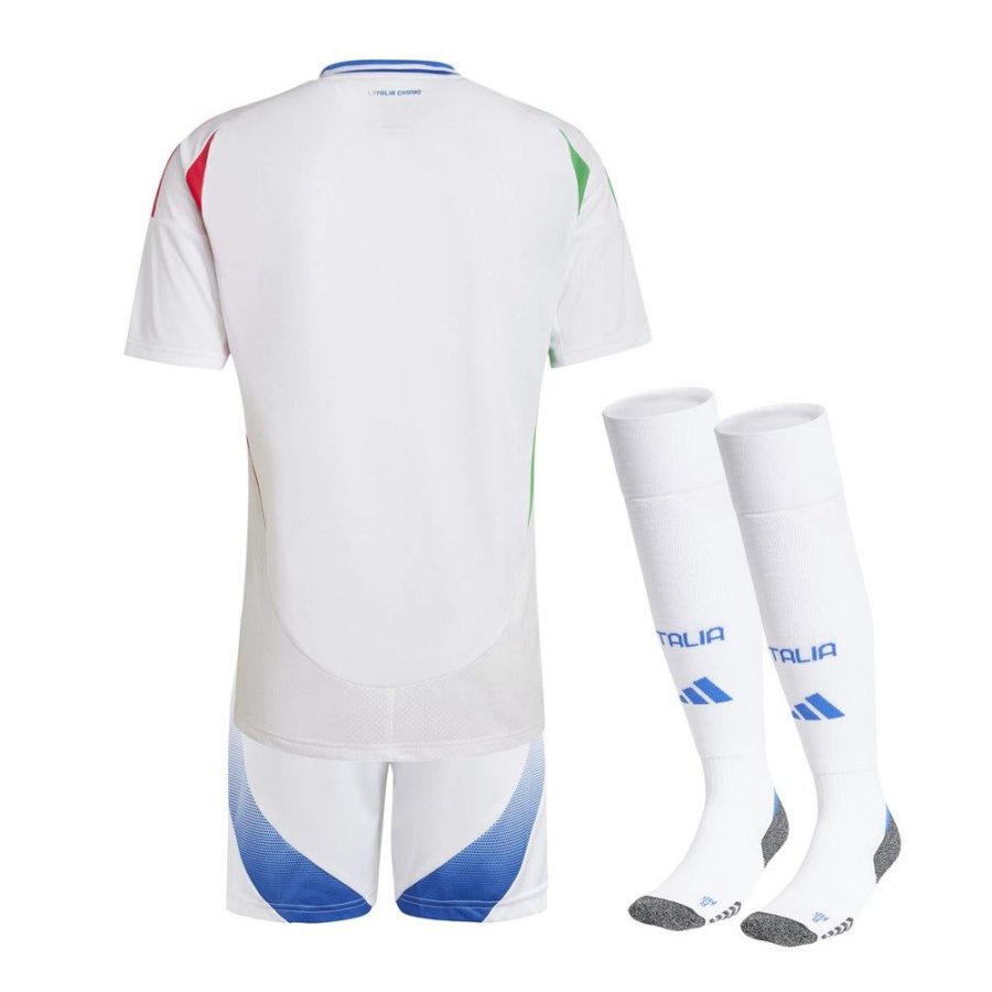 Kinder Trikot Italien Auswärts 2024 blau Fußballtrikot