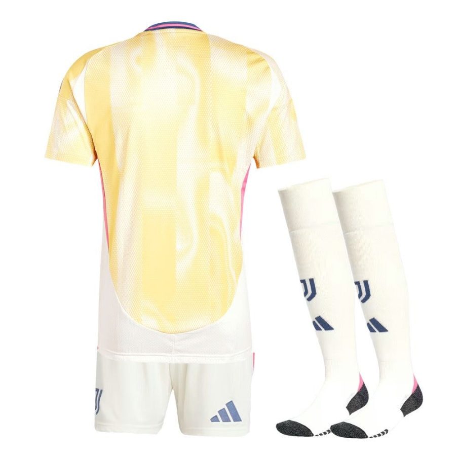Juventus Auswärtstrikot Kinder Saison 2024/2025 offizielle Bekleidung