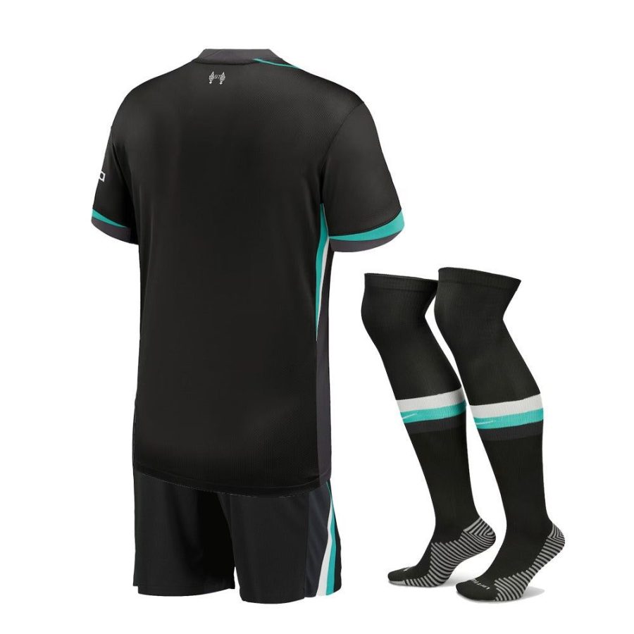 Liverpool Auswärtstrikot Kinder Saison 2024/2025 mit Shorts und Socken