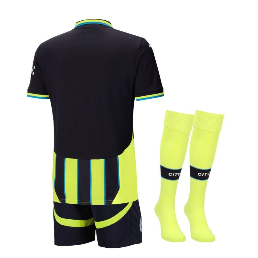 Manchester City Auswärtstrikot Kinder Saison 2024/2025 mit Shorts
