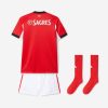 Kinder Trikot SL Benfica Heim Saison 2025 2026 mit Shorts und Socken