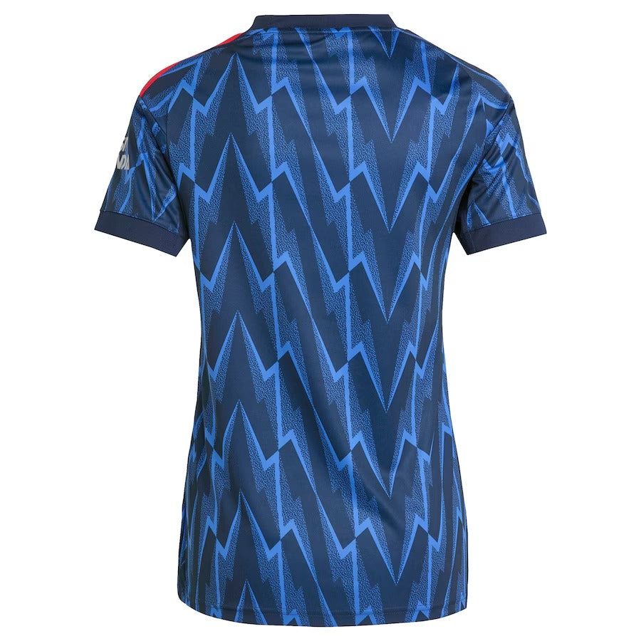 maillot-exterieur-arsenal-femme-saison-2025-2026-tenue-officielle Auswärtstrikot Arsenal Damen Saison 2025 2026 offiziell