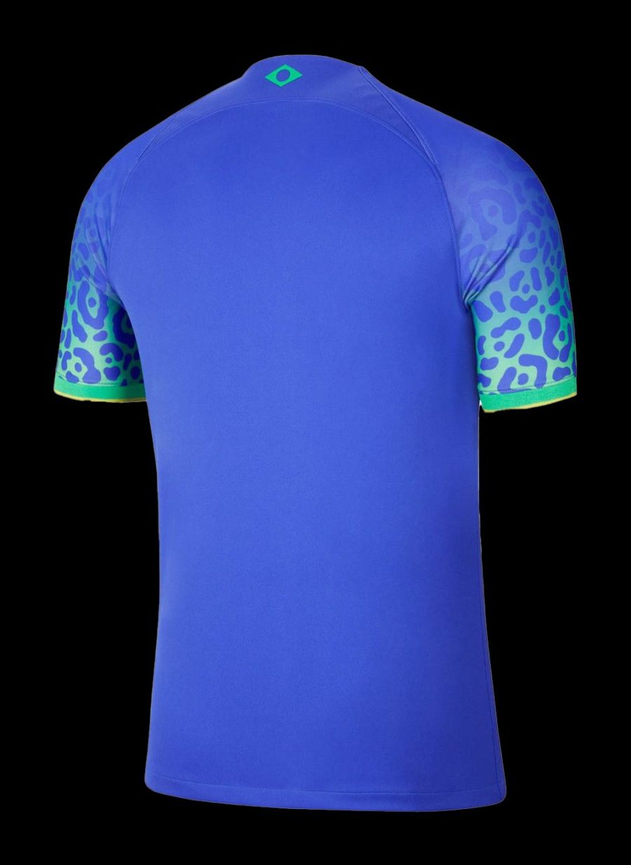 Brasilien Auswärtstrikot WM 2022 offizielles gelb-grünes Trikot